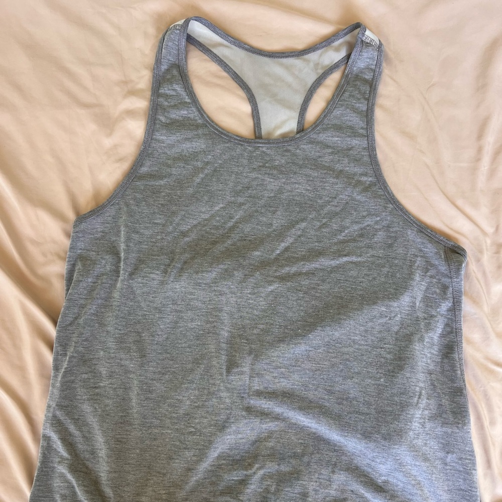 Grey Exercise Tank Top